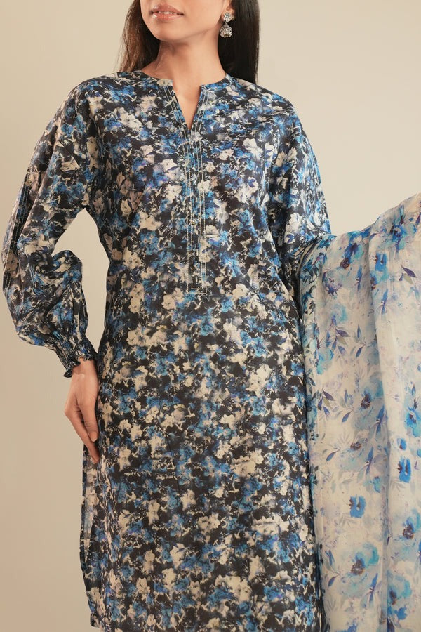 Unstitched Printed Lawn 3 Piece | Saya | 10B